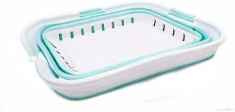 SAMMART 42L Collapsible Plastic Laundry Basket