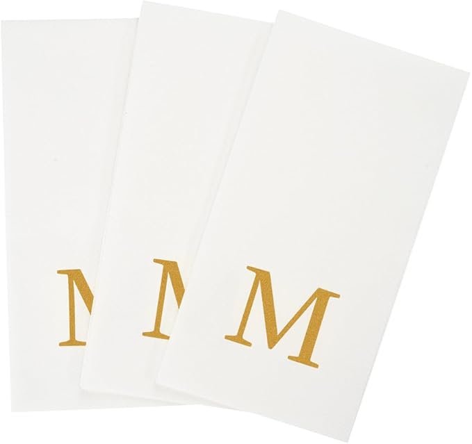 Luxenap 15.8 X 7.9 Inch Linen-Feel Guest Towels, 2000 Lettered Hand Towels