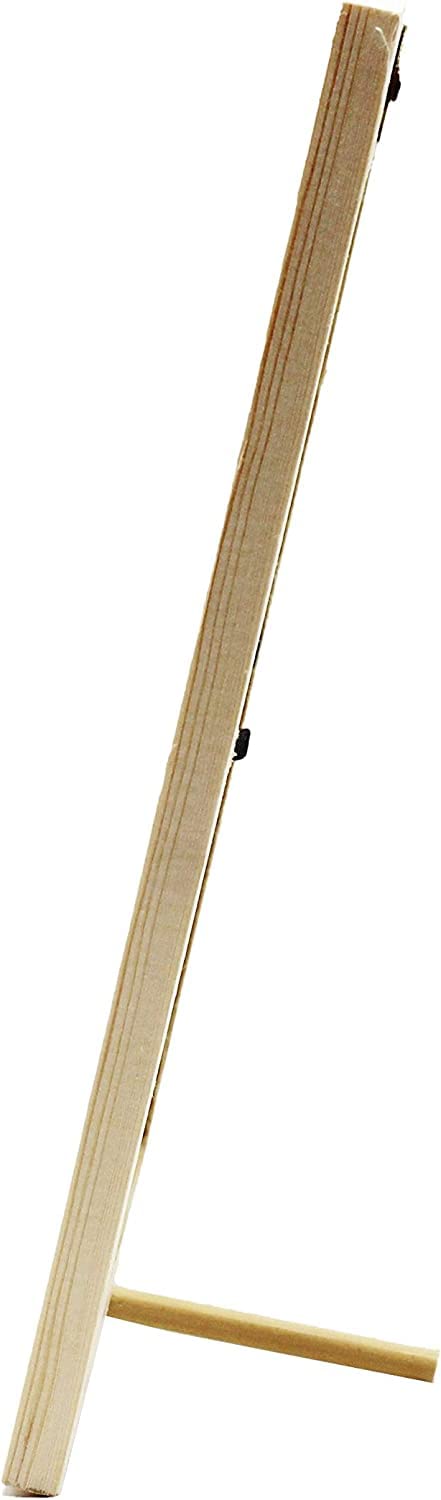 Creative Hobbies Pack of 12 - Unfinished Solid Pine Wood Picture Frames for Arts & Crafts, DIY Painting Projects - Stand or Hang on The Wall - (6x8 Frame Size Holds 6x4 Pictures) - for Adults & Kids