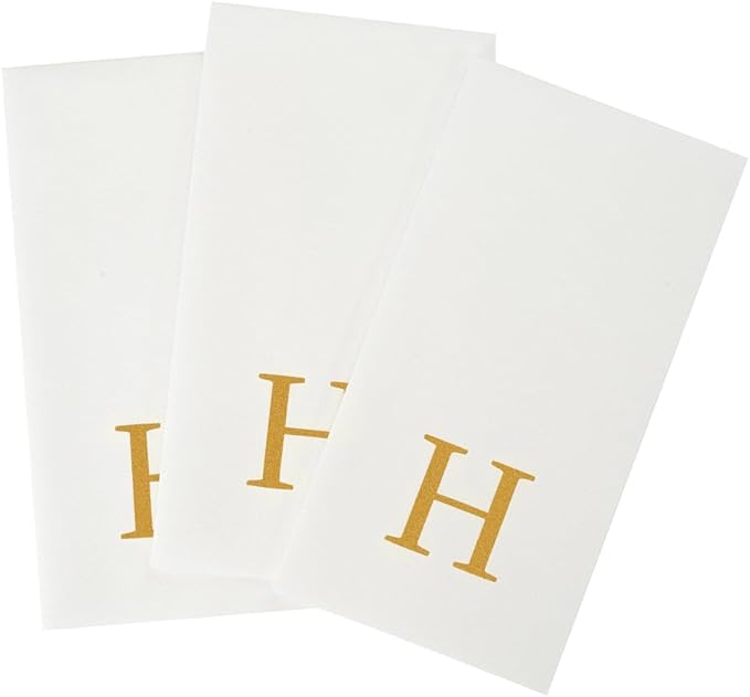 Luxenap 15.8 X 7.9 Inch Linen-Feel Guest Towels, 2000 Lettered Hand Towels