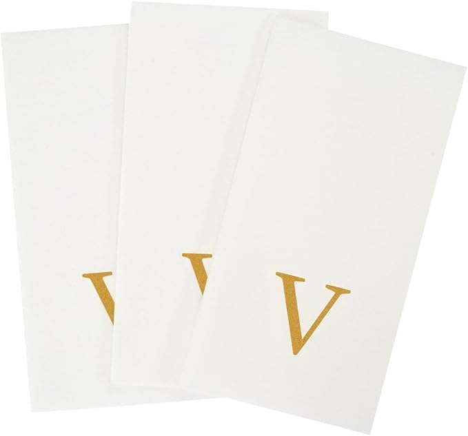 Luxenap 15.8 X 7.9 Inch Linen-Feel Guest Towels, 2000 Lettered Hand Towels