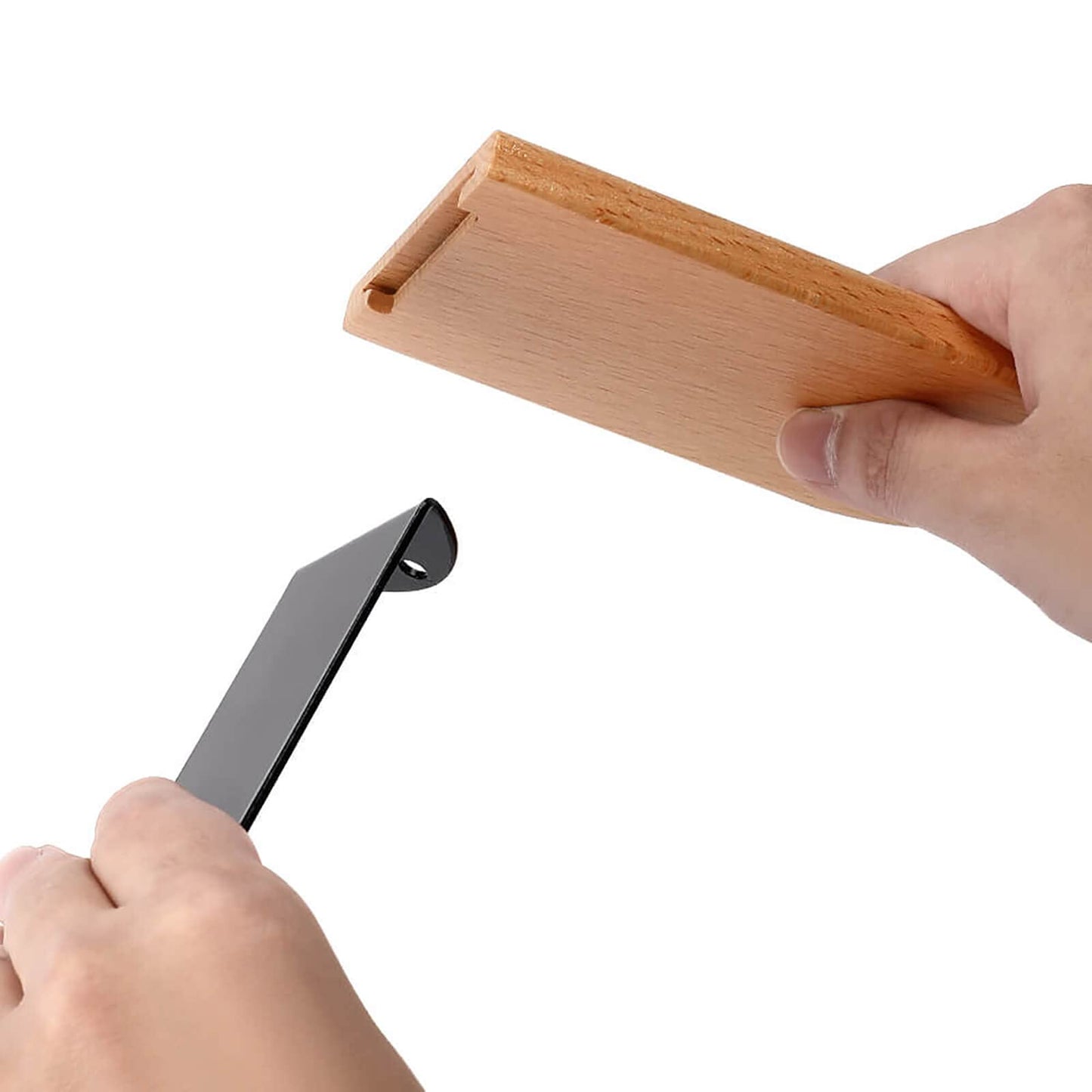 Cute Bees and Honey Book Ends Decorative Wood Bookends for Shelves Kids Room Desk Home Office Book Stoppers for Magazines,Books, DVDs, 1 Pair/2 Pieces(5x3.1 in)