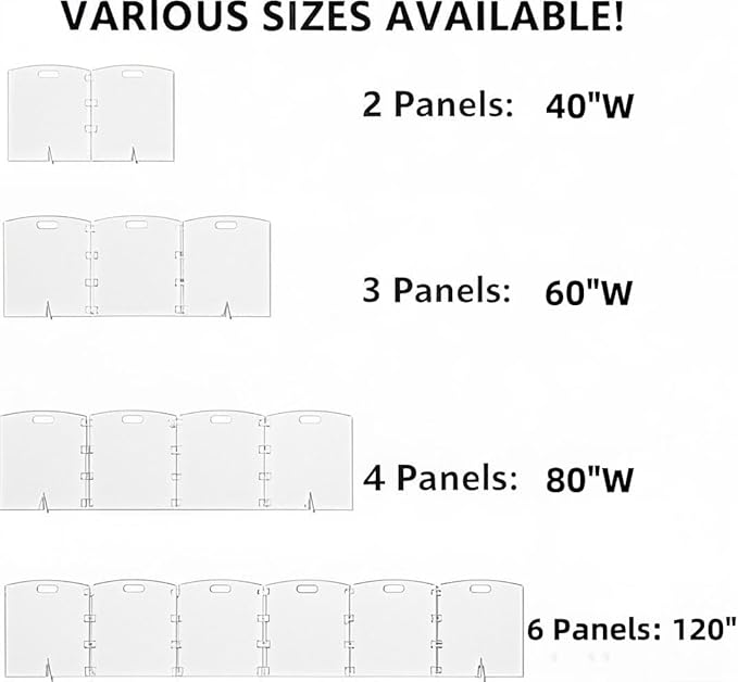 Clear Acrylic Dog Gate for Indoor Use – 3 Panel Pet Gate for Doorways, No Drilling, Foldable Dog Barrier,Foldable Doggy Cat Fence with Support Feet for Home, Stairs, and Puppy Playpen
