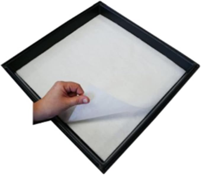 Bird Cage Liner Sheets, 18x18 and 24x36 Inches, 100 Count, White, Custom Cut (60lb up to 24x24)