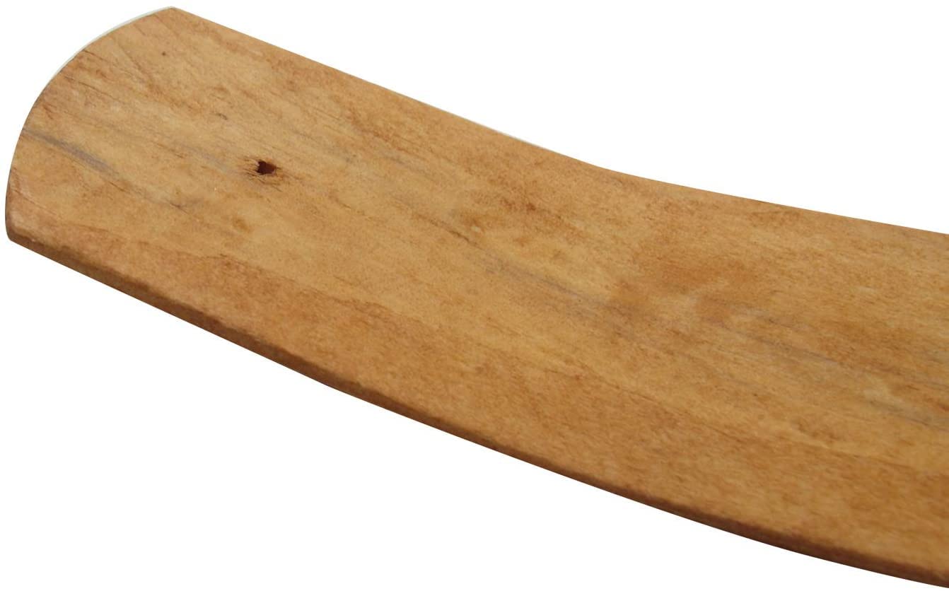 TRENDBOX 100pcs Handmade Plain Wood Wooden Incense Stick Holder Burner Ash Catcher Natural Design Buddhist