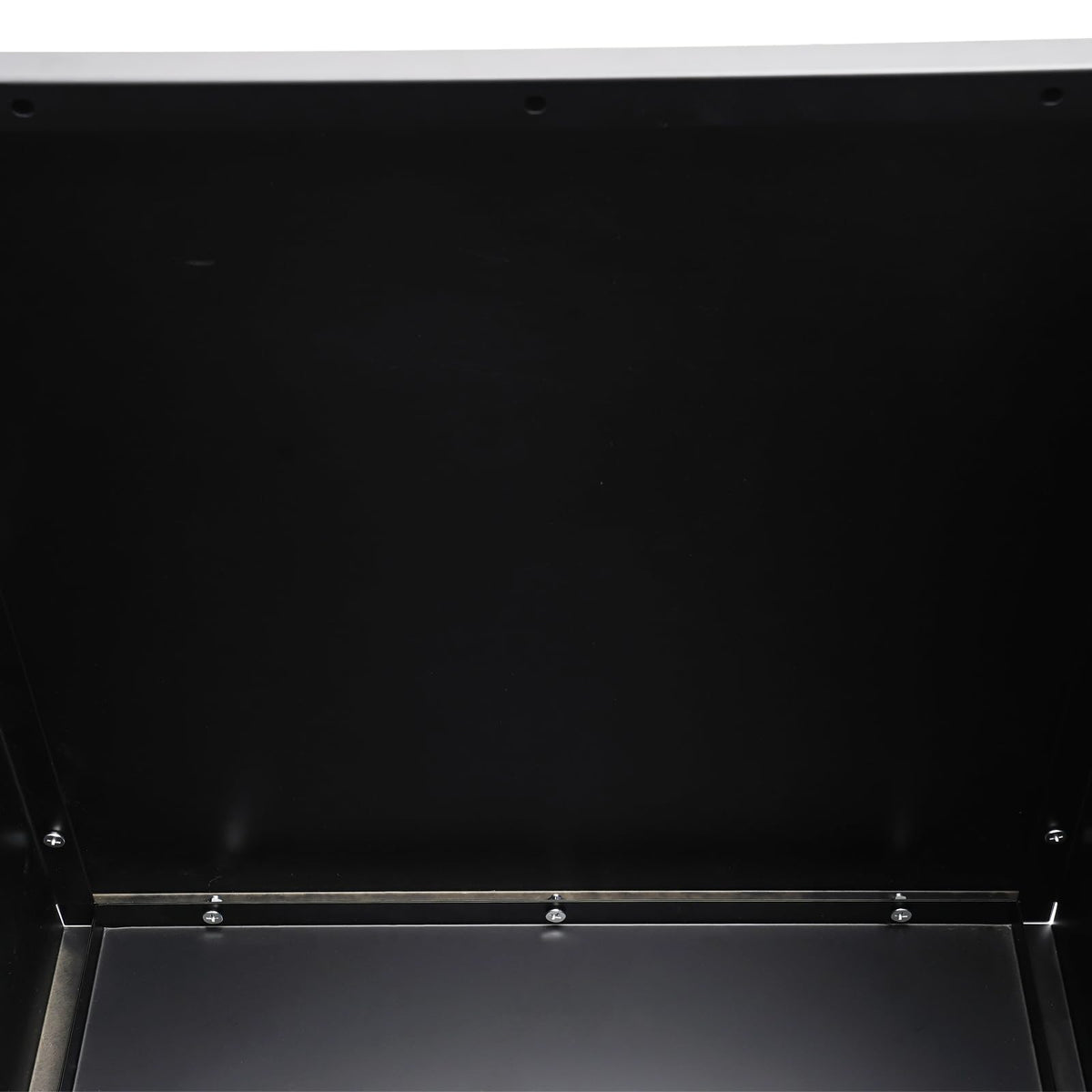 Kreiaoer Steel Planter Box Metal Square Indoor Outdoor Planters Heavy Duty Cube Flower Pot for Vegetables, Herbs, Flowers, Patio, Deck, Yard, Garden (Black, 26" L x 26" W x 26" H)