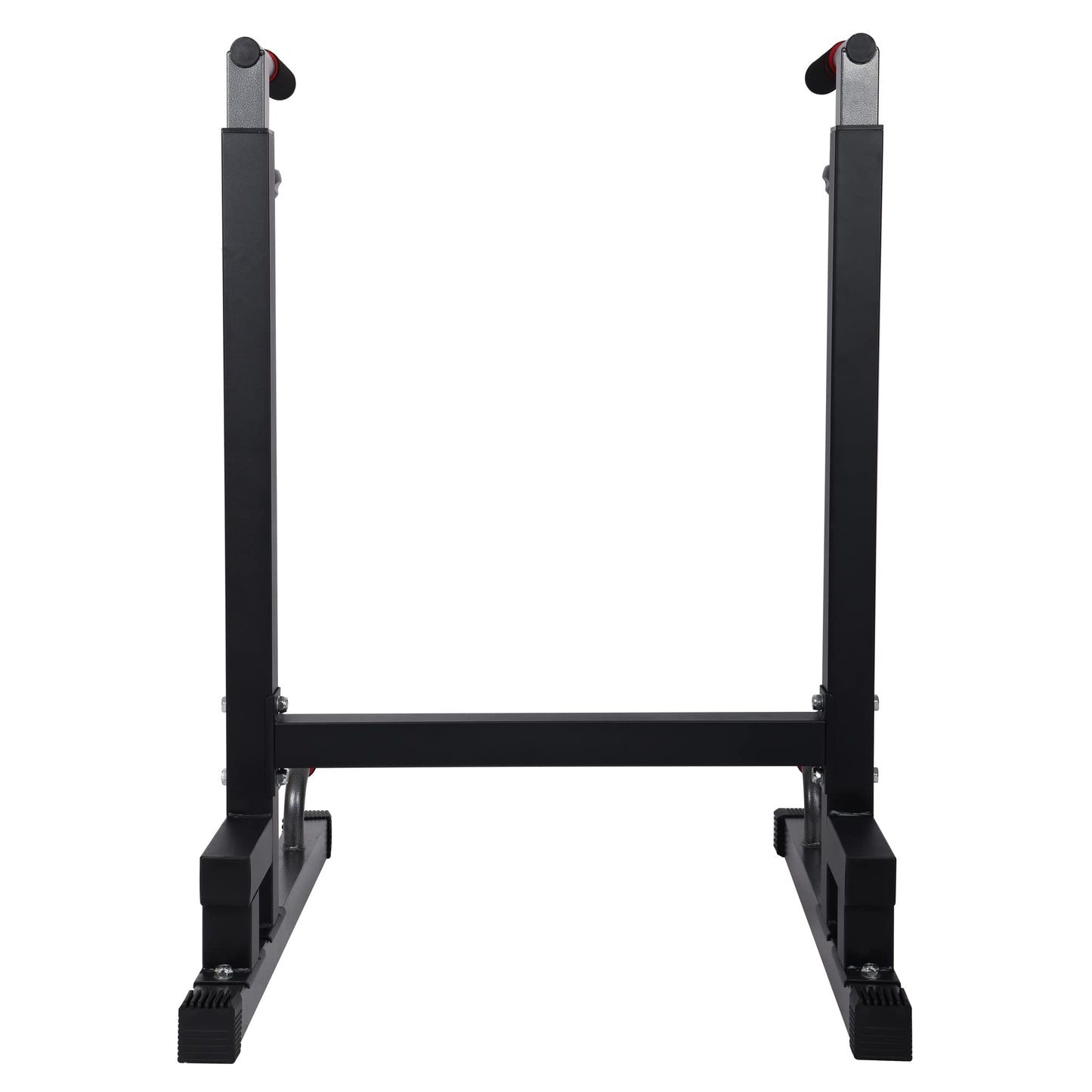 BalanceFrom Steel Frame Dip Station with Adjustable Height, 500 Pound Weight Capacity – Upper Body Workout Home Gym Equipment for Triceps, Push & Pull Ups, Leg Raises, and Bench Press