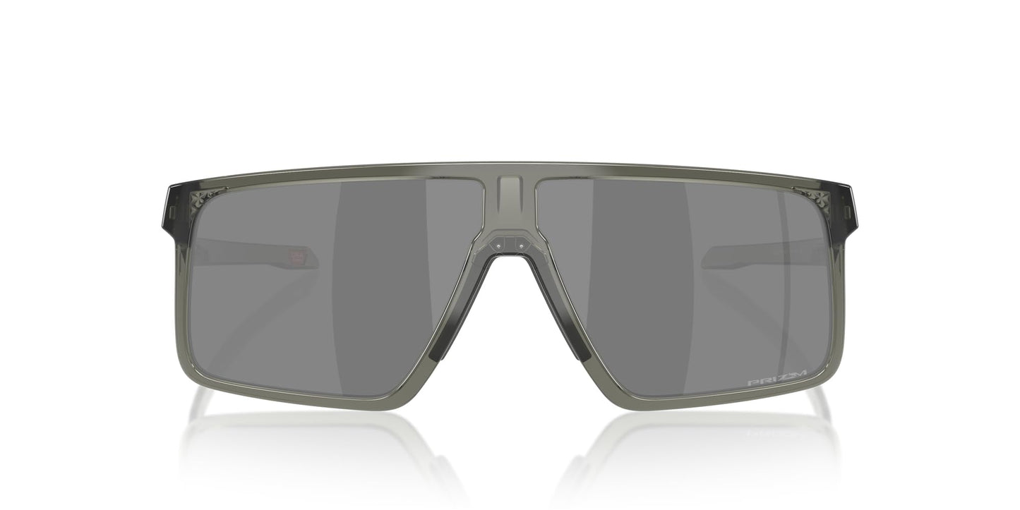 Oakley Men's OO9285 Helux Rectangular Sunglasses, Grey Smoke/Prizm Black, 61 mm
