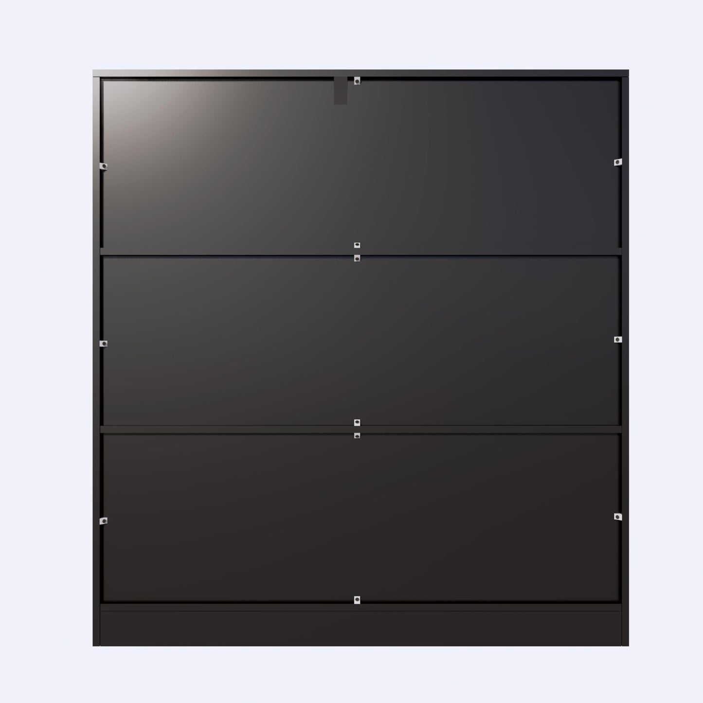 NewBeth Black Bookshelf, Wooden Bookshelf with Base, Cube Storage Organizer, Bookcase for Living Room,Bedroom,Study and Office (Black, 8-Cube)