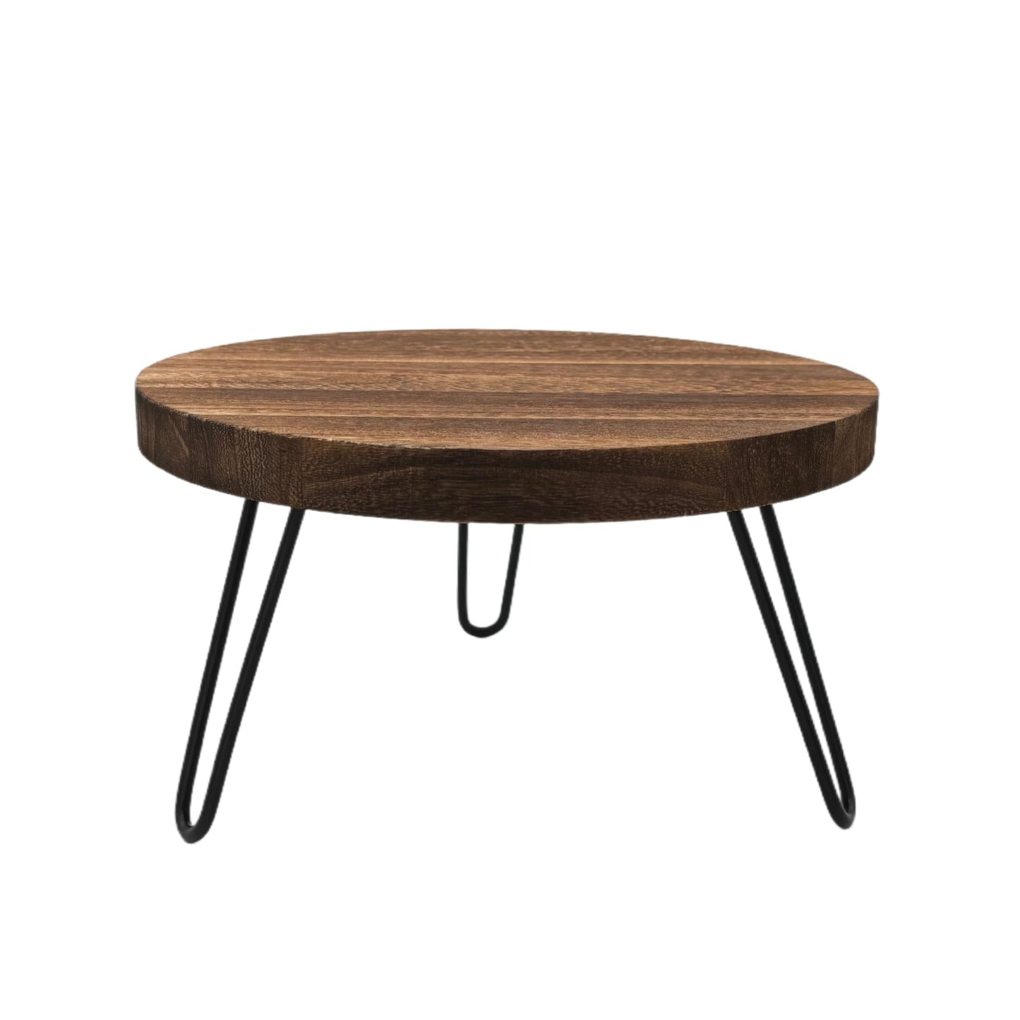 FESTLOVE Wood Plant Stand Indoor Outdoor, 12'' Wooden Planter Stands Fit 5-15 Inch Pot, Plant Stool Flower Pot Stand Gardening Display Pedestals for Decor Living Room Balcony, Office, Patio