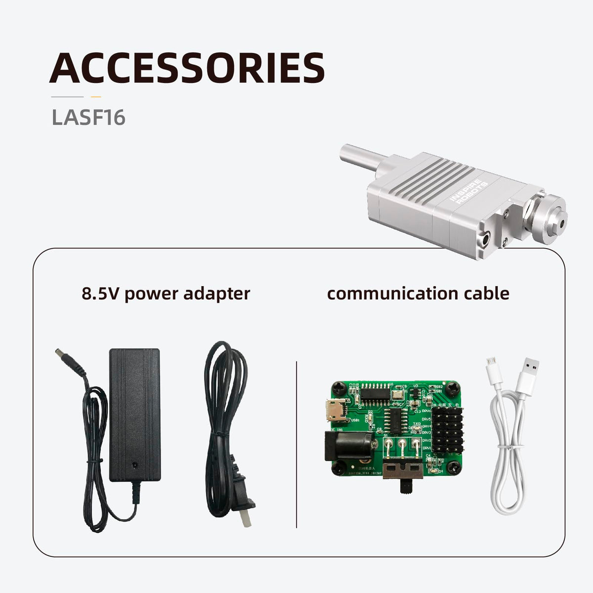 High Precision Micro Linear Servo Actuator with Force Control Sensor,Stroke 16mm,Force 7.9lbs(35N), Speed 53mm/s | for Robotics,Industrial Automation,Medical and Healthcare Equipment|LASF16-084D
