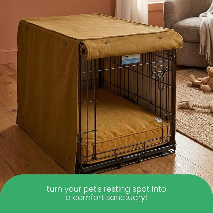 Molly Mutt Fast Car Dog Crate Cover, GOTS-Certified 100% Organic Cotton Canvas Cover for Dog or Puppy Kennel and Cage, Washable, Free of Harmful Chemicals, XX-Large, Fits 48"x30"x33" Crate