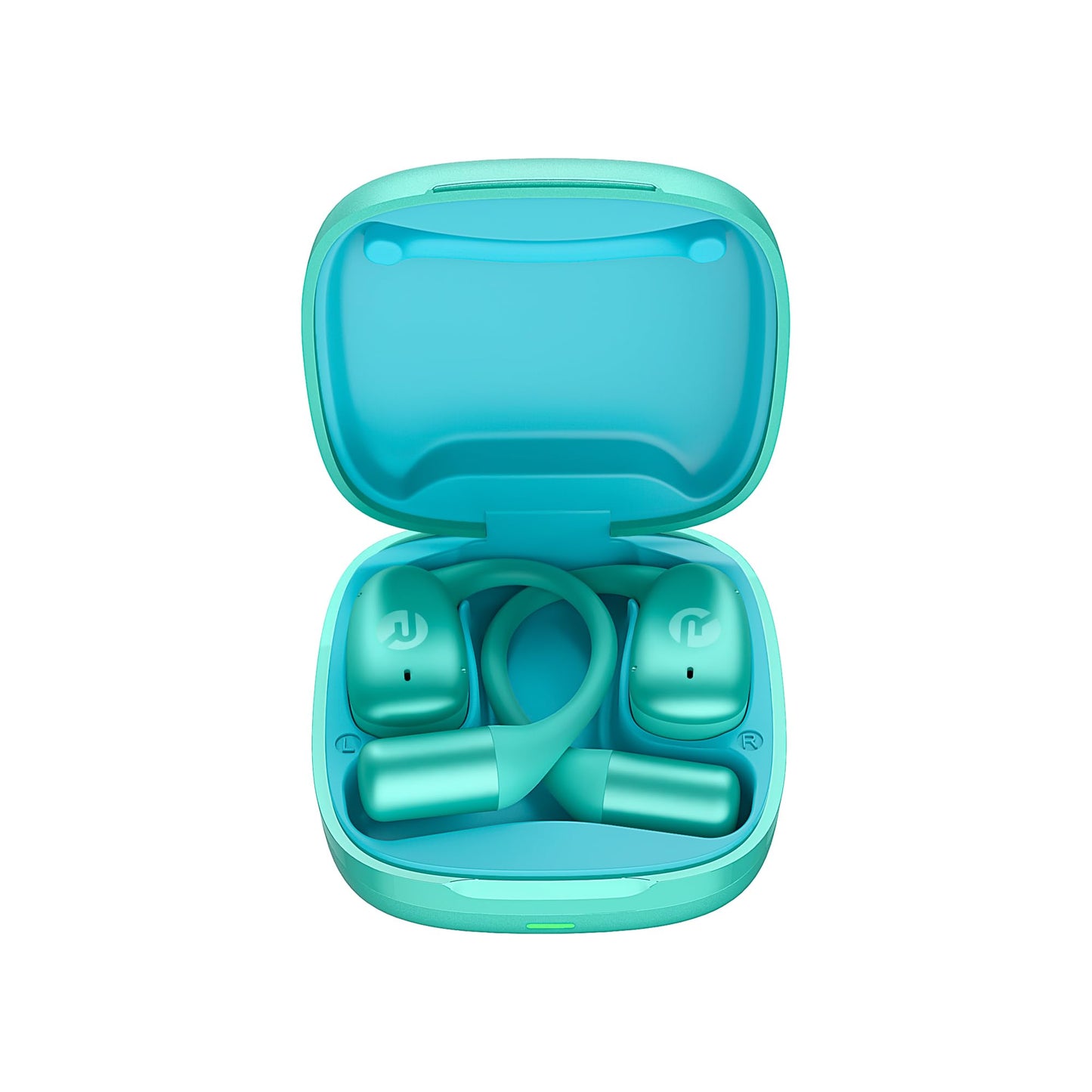 Raycon Essential Open Ear Earbuds – Open Ear Headphones, Earbuds Wireless Bluetooth, Sweat & Water-Resistant Earphones, Running Headphones with Ultra-Lightweight Design, 36 Hours Battery Life (Mint)
