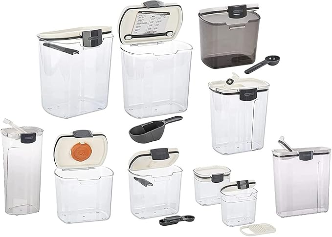 Progressive ProKeeper Baker's Airtight Kitchen Storage Canister Container Set