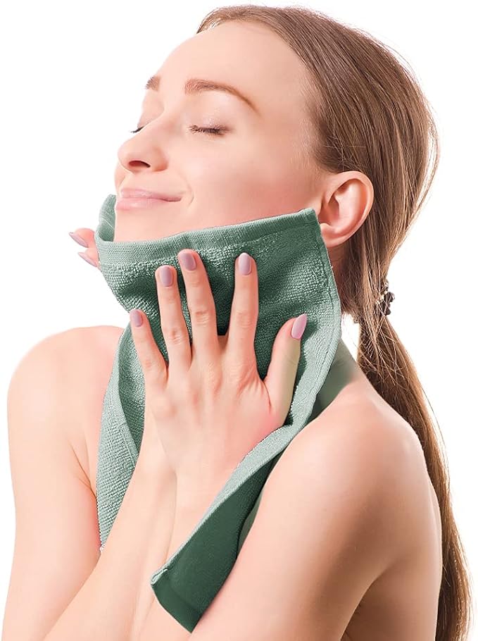 Yoofoss Luxury Washcloths Towel Set 10 Pack Baby Wash Cloth