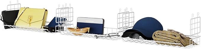 ClosetMaid Hideaway Behind-the-Hangers Hanging Wire Shelf