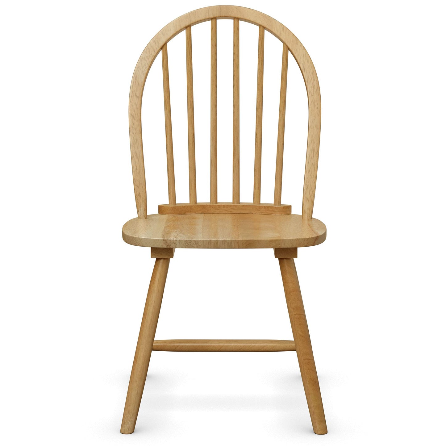 Giantex Wood Dining Chairs Set of 2, Windsor Chairs with Solid Wood Legs, High Spindle Back, H-Shaped Crossbars, Vintage Country Farmhouse Style Wooden Side Chairs