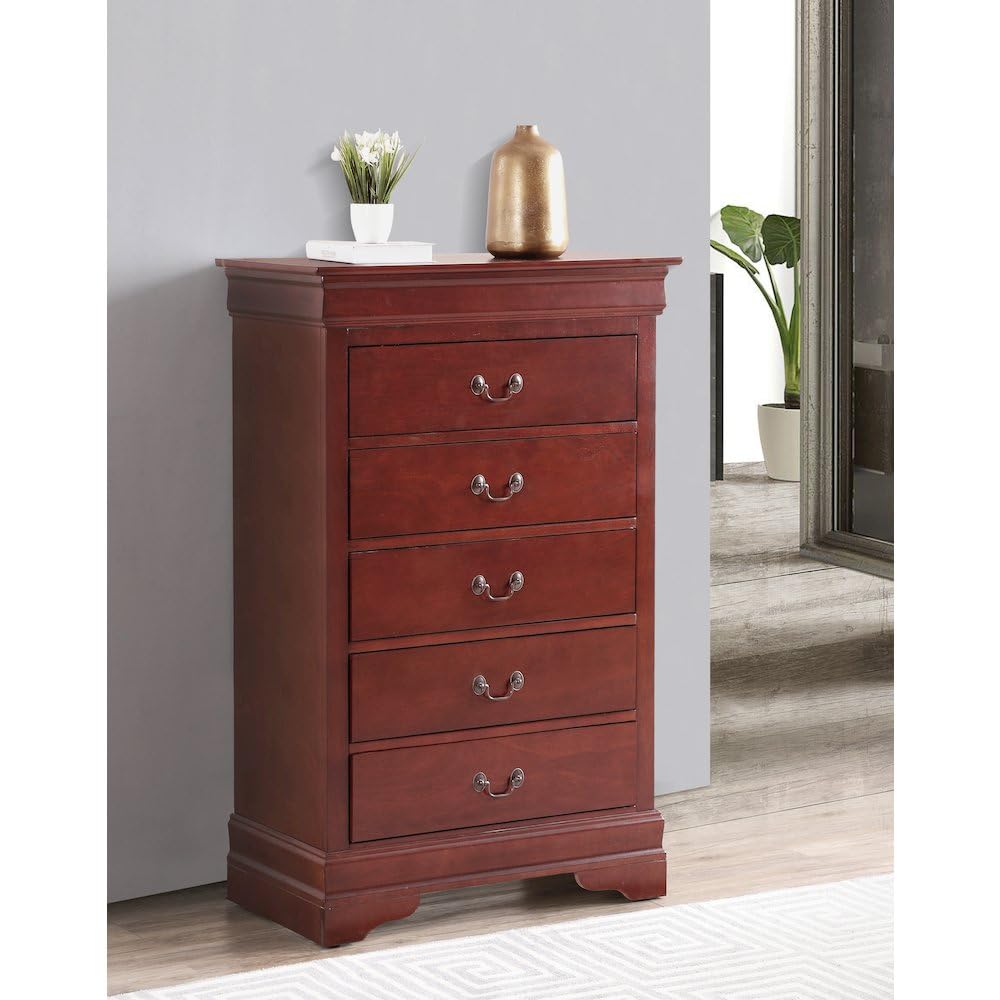 Glory Furniture LouisPhillipe G2100-CH Chest, Cherry