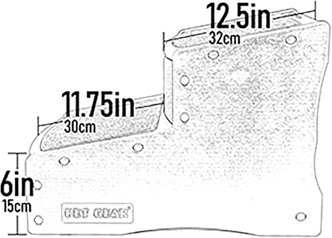 Pet Gear Easy Step II Extra Wide Pet Stairs, Sea Mist | 2 Step, For Cats/Dogs up to 200 pounds, Removable/Washable Carpet, Easy Assembly, No Tools Required