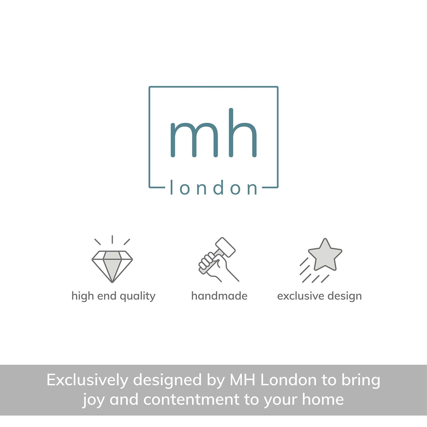MH London Side Table - Wandsworth Wooden End Table - Exclusively Designed Hand Crafted Large Tables - Contemporary Triangle End Table for Living Room, Bedroom Bedside Tables and Office, Natural