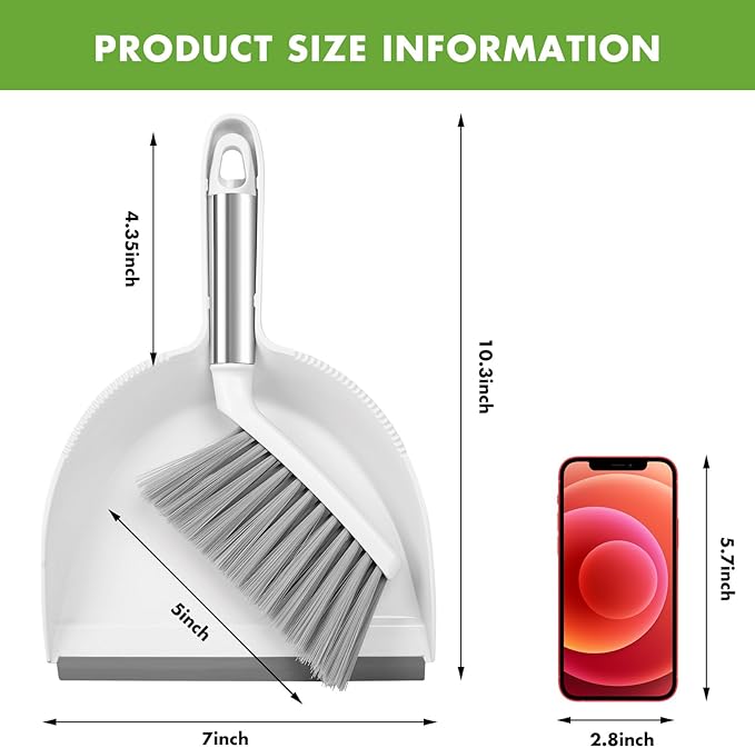 Small Broom and Dustpan Set, Dustpan and Brush Set, Small Brush and Dustpan Set