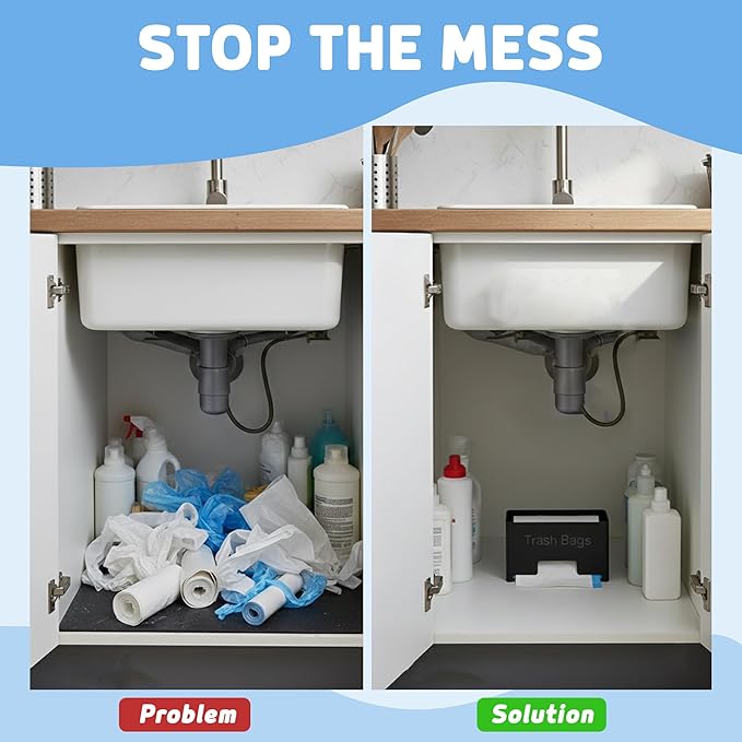 2-Pack Trash Bag Holder Dispenser