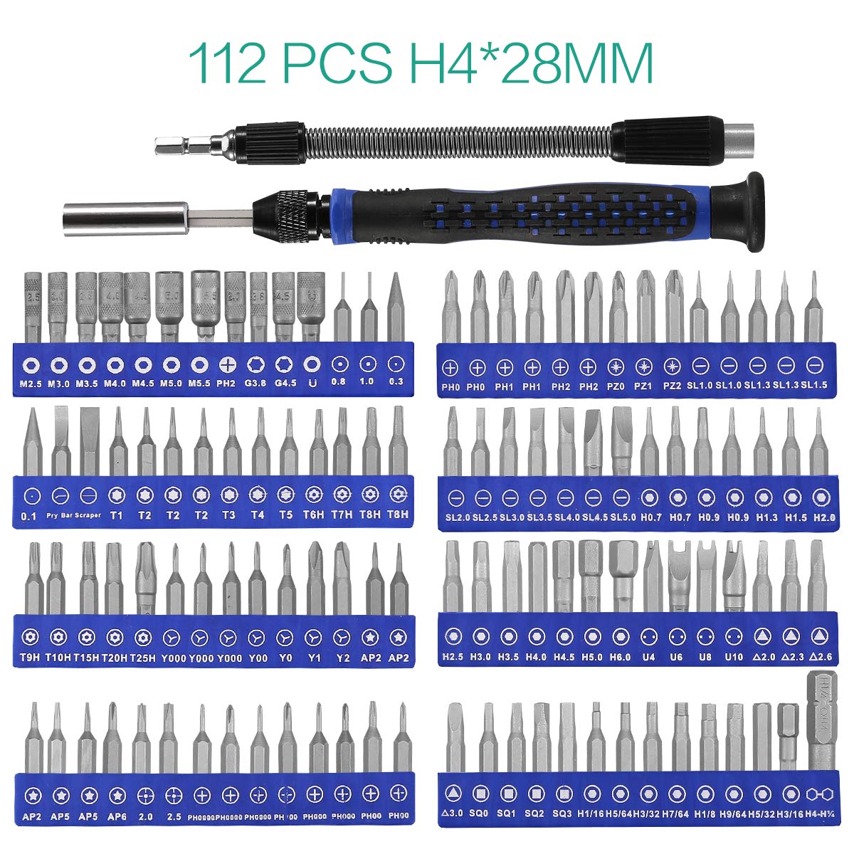 ORIA Precision Screwdriver Set, 172 in 1 Repair Tool Kit with156 Precision Bits, Magnetic Mini Repair Tool Kit for Phone, Computer, Electronic, Watch, Laptop, Eyeglass