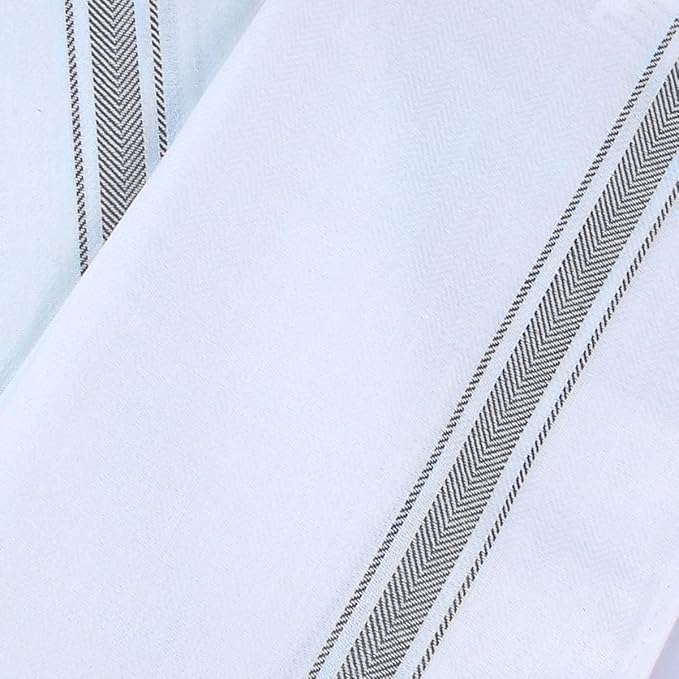 Utopia Towels Grey Dish Towels 100% Ring Spun Cotton Highly Absorbent &