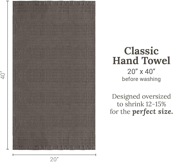 GILDEN TREE Waffle Hand Towels for Bathroom Quick Dry Towel Super Absorbent
