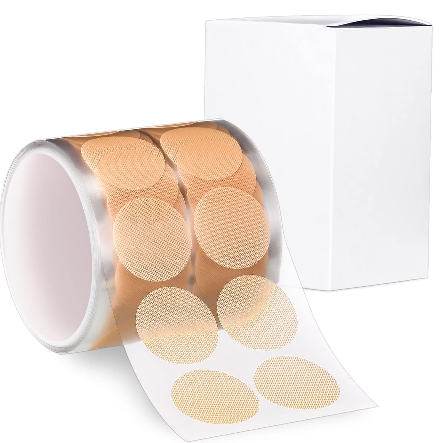 Vicenpal 150 Pairs Men Nipple Cover Anti Chafing Protector Running Nipple Tape Nipple Patch Adhesive Nipple Guard for Runners(Skin Color)