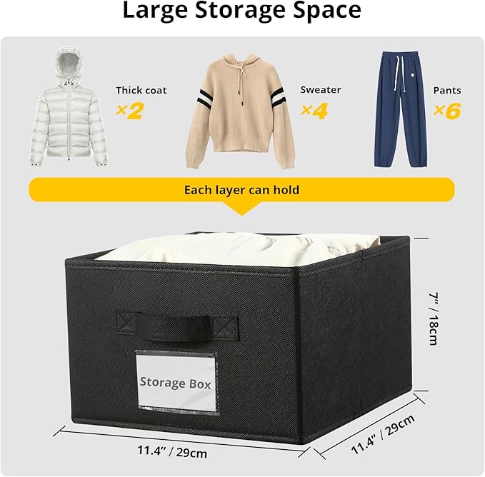2 Pack 6 Shelves Hanging Closet Organizer