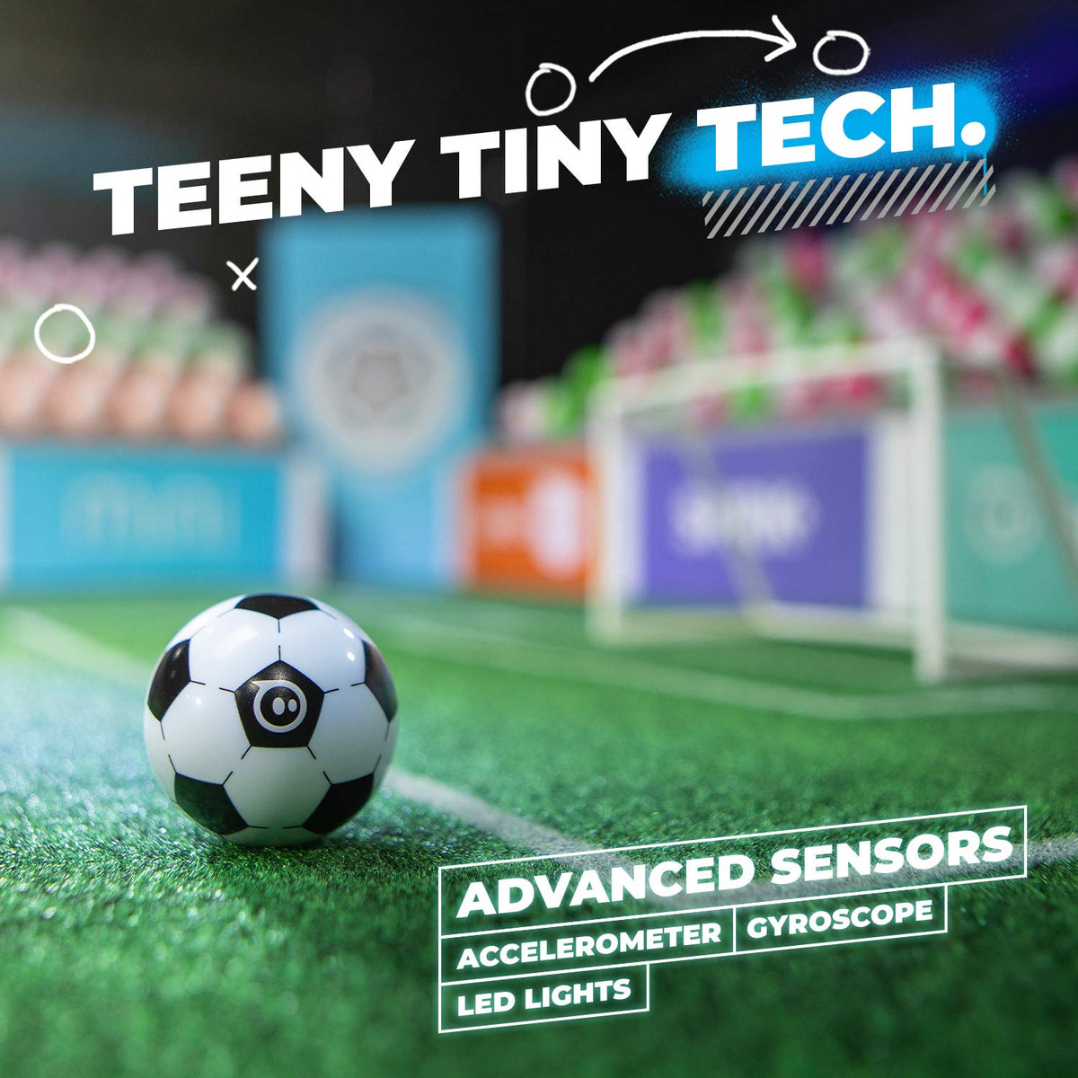 Sphero Mini Soccer - Coding Robot Ball - Educational Coding and Gaming for Kids and Teens - Bluetooth Connectivity - Interactive and Fun Learning Experience for Ages 8+