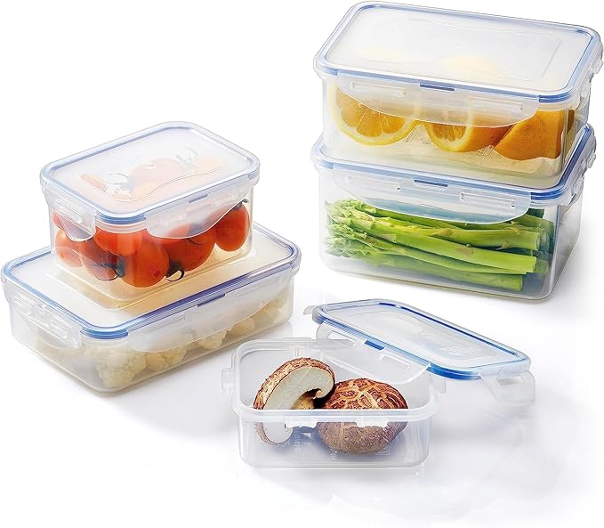 LOCK & LOCK Easy Essentials Food Storage lids/Airtight containers, BPA Free