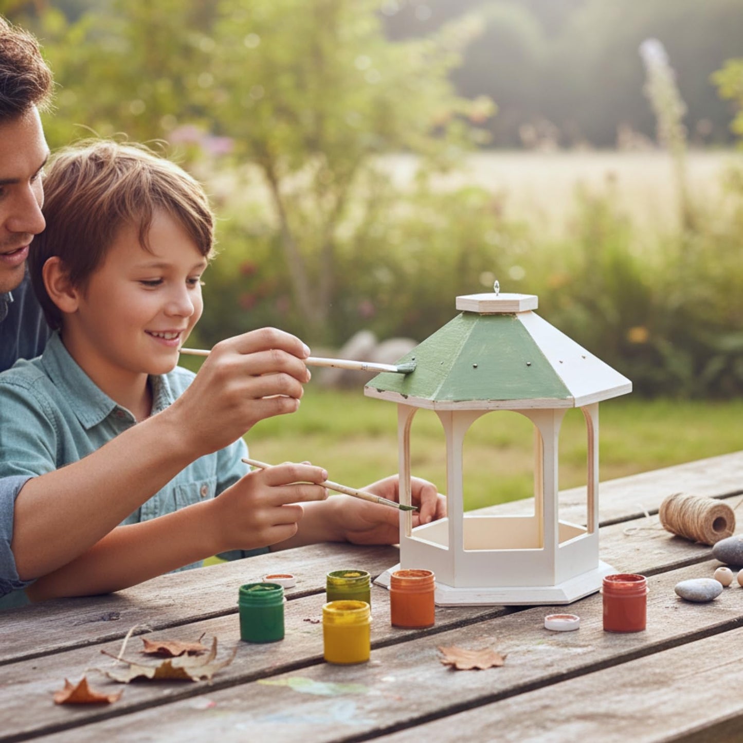 Fun Express DIY Unfinished Wood Gazebo Bird Feeders - Makes 2