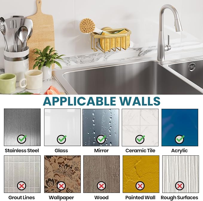 TAILI Sponge Holder for Kitchen Sink