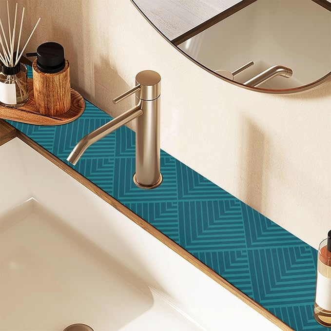 Kitchen Sink Splash Guard 1 PC 30 Inch Sink Faucet Mat Splash Guard