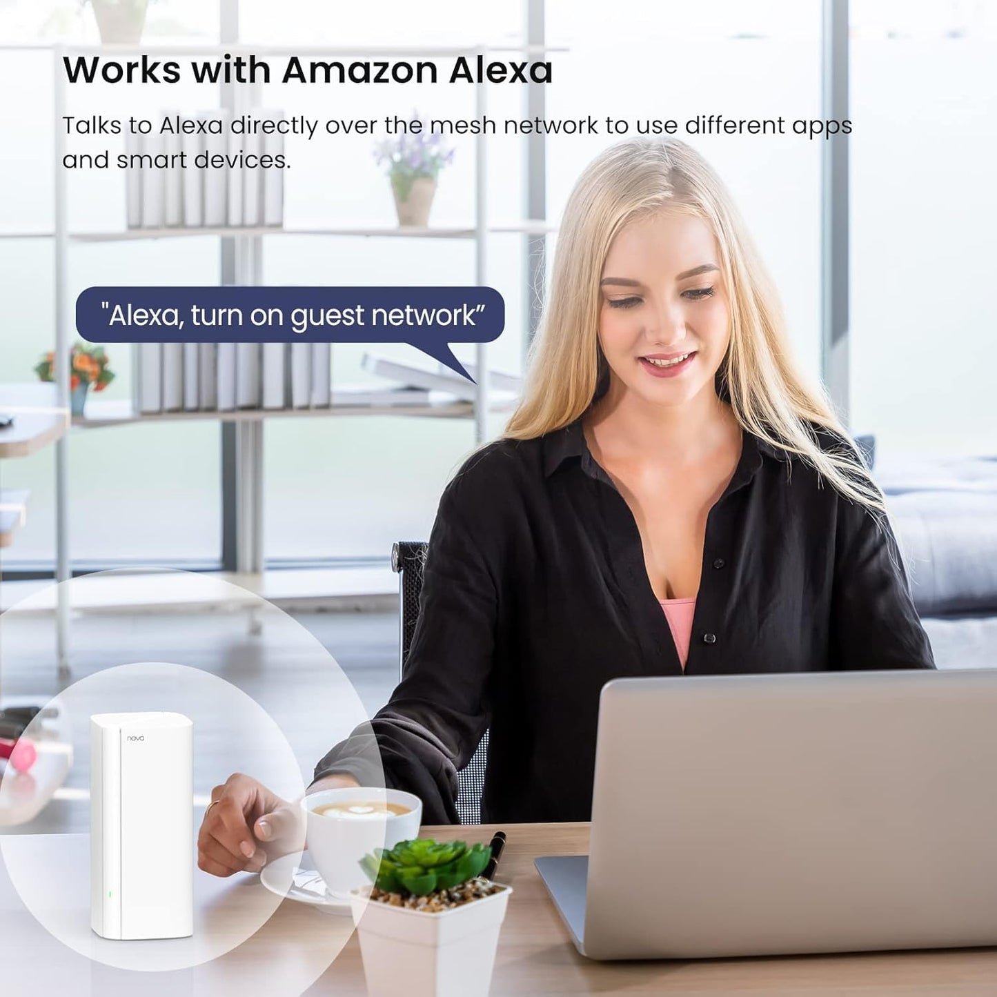Tenda AX3000 WiFi 6 Mesh System Nova MX12โ Whole Home Mesh WiFi Coverage up to 7,000 sq. ft., Dual-Band WiFi Mesh Network for 160+ Devices, Fast & Stable, Replaces Wireless Router (3-Pack)