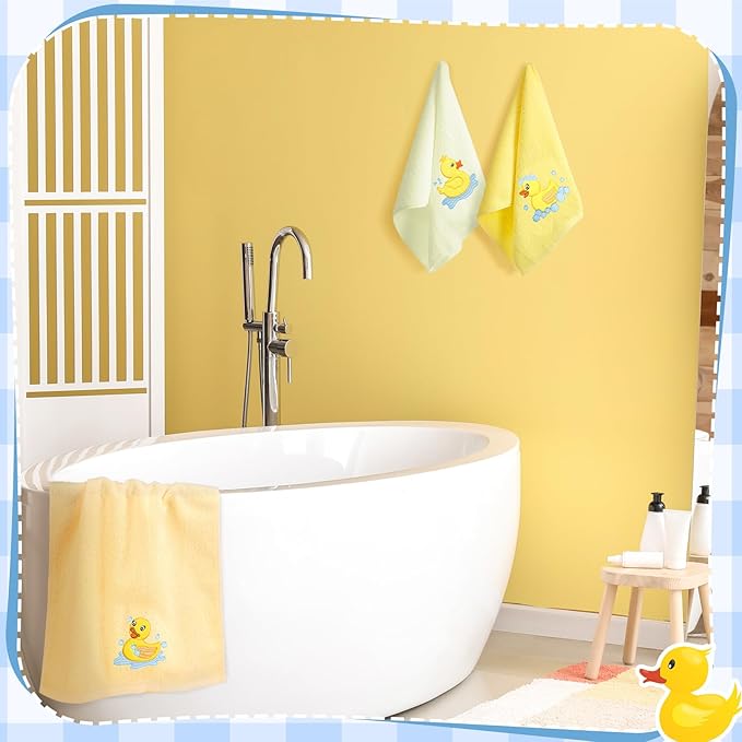 3 Pack Rubber Ducky Coastal Hand Towels