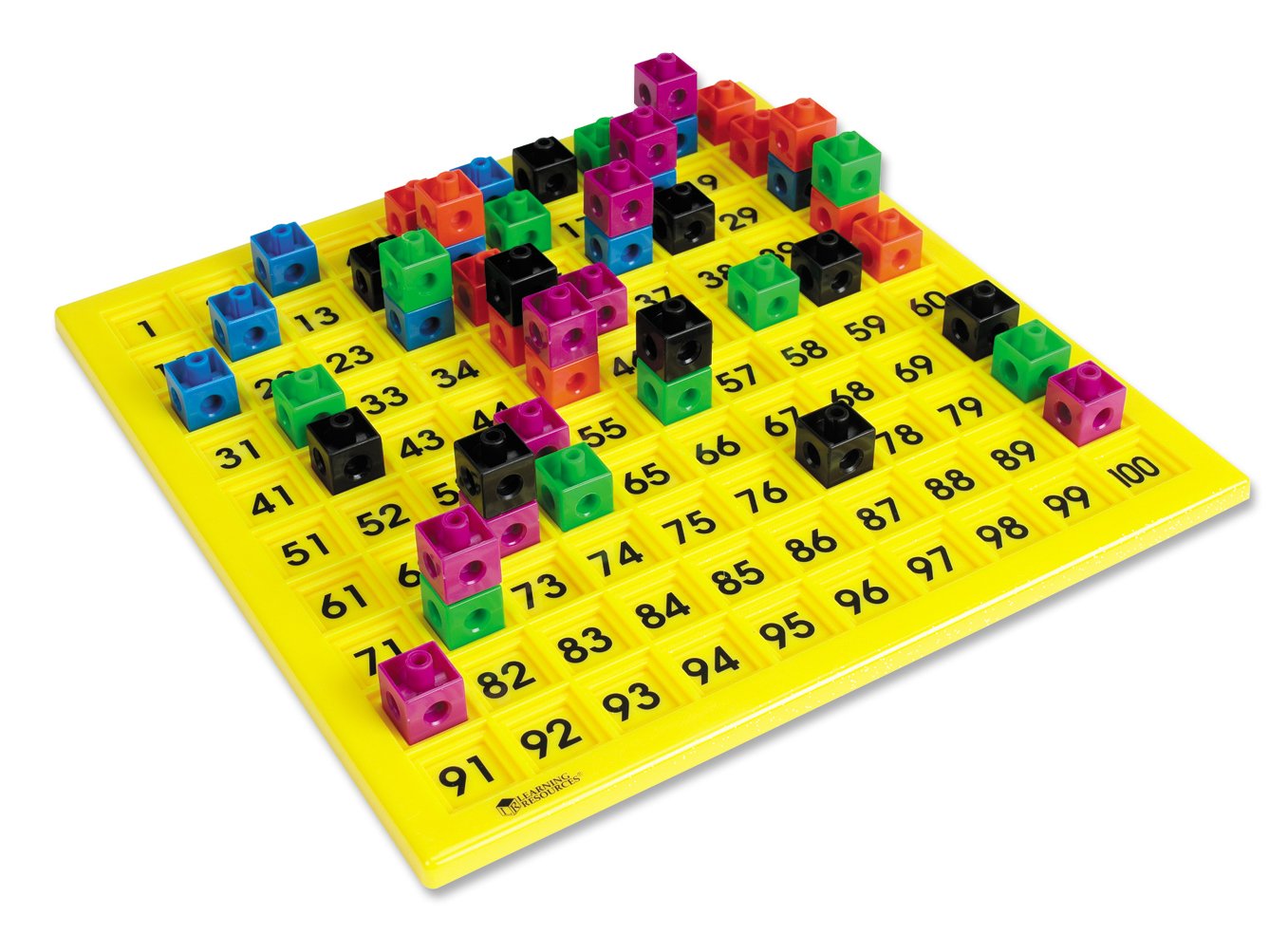 Learning Resources Hundred Number Board, Early Math, Counting Games for Kids,151 Piece Set, Ages 5+