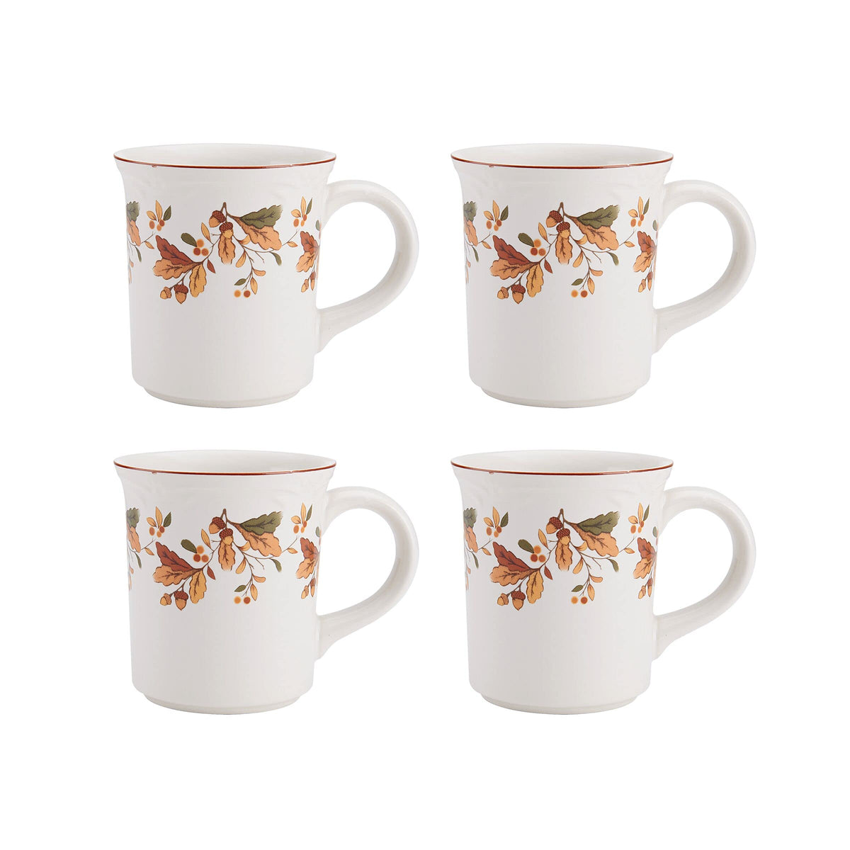 Pfaltzgraff Autumn Berry 16 Piece Dinnerware Set, Service for 4, Multi Colored