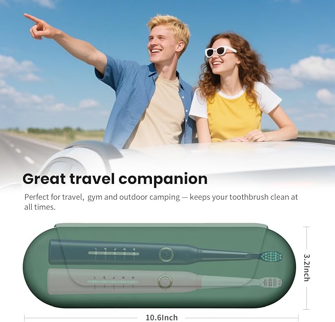 Silicone Electric Toothbrush Travel Case, Manual Toothbrush Travel Cover