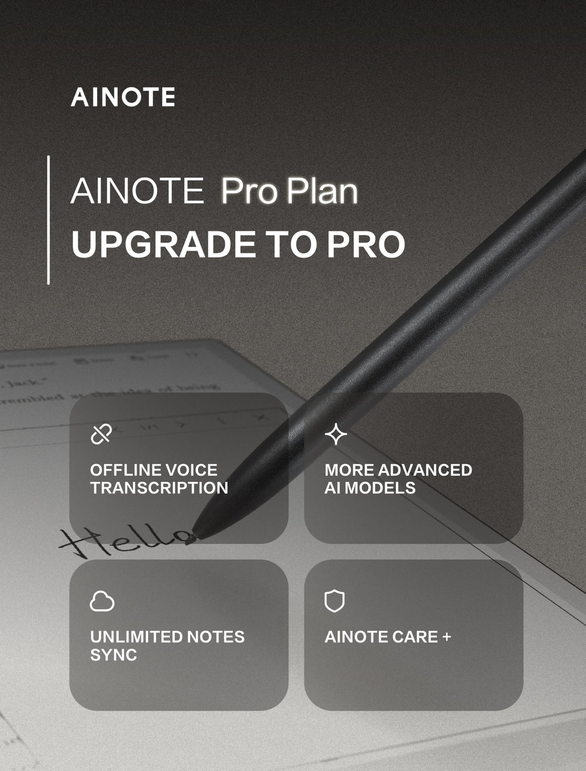 iflytek AINOTE 2, 10.65" E Ink Tablet, 4.2mm Ultra-Thin AI Paper Tablet for Meetings,Digital Notebook with Voice-to-Text, Handwriting Conversion,16-Language Transcription, Ideal for Work & Study