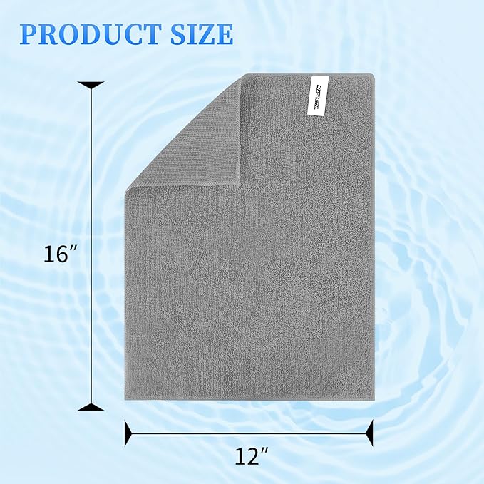 FIXSMITH Shop Towels-800 Pack, 12 x 16 in Microfiber Cleaning Cloth, Highly