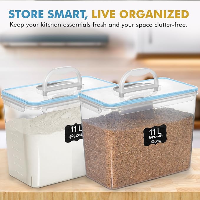 Shazo 2 PC Flour Sugar Storage Containers