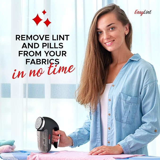 EasyLint Professional Fabric Shaver Lint Remover, Electric Sweater Shaver