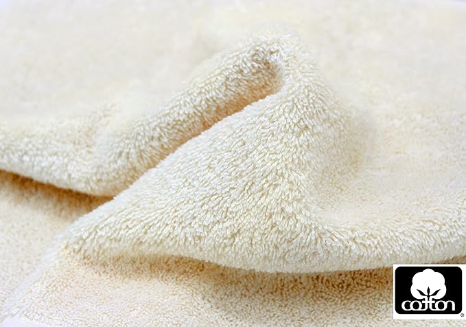 Cotton Craft Ultra Soft 12 Pack Wash Cloths 12x12 Ivory Weighs 2 Ounces Each