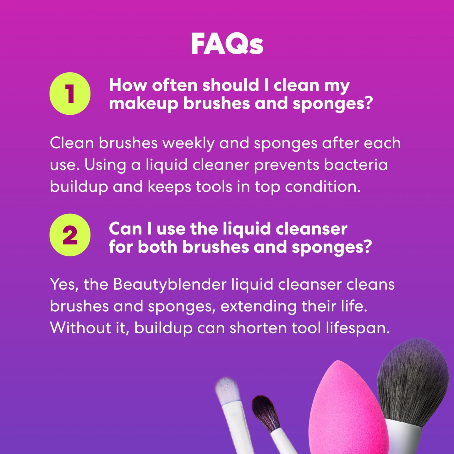 beautyblender® | Blendercleanser® Tool Wash | Lavender Purifying Liquid Soap | Hand, Sponge, Brush, Makeup Tool Cleanser | Lavender-Scented, Vegan, Paraben-Free, Sulfate-Free, 5 oz