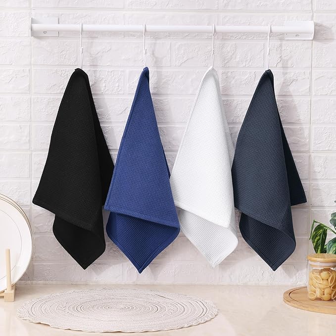 Homaxy 100% Cotton Waffle Weave Dish Cloths