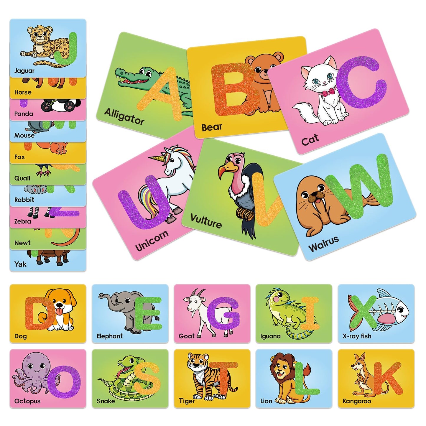 Broytain Sandpaper Letters Cards for Toddlers 3+,Word Games,Speech Therapy Toys for 3 4 5,Sensory Products, Educational Flash Cards,Learn Animals and Others