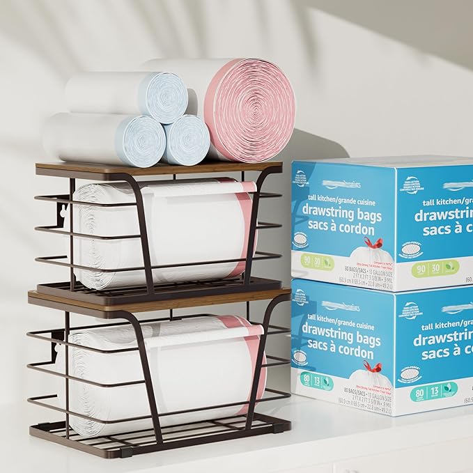 Extra Large 2 Pack Potato and Onion Storage Bins, Stackable Storage Pantry
